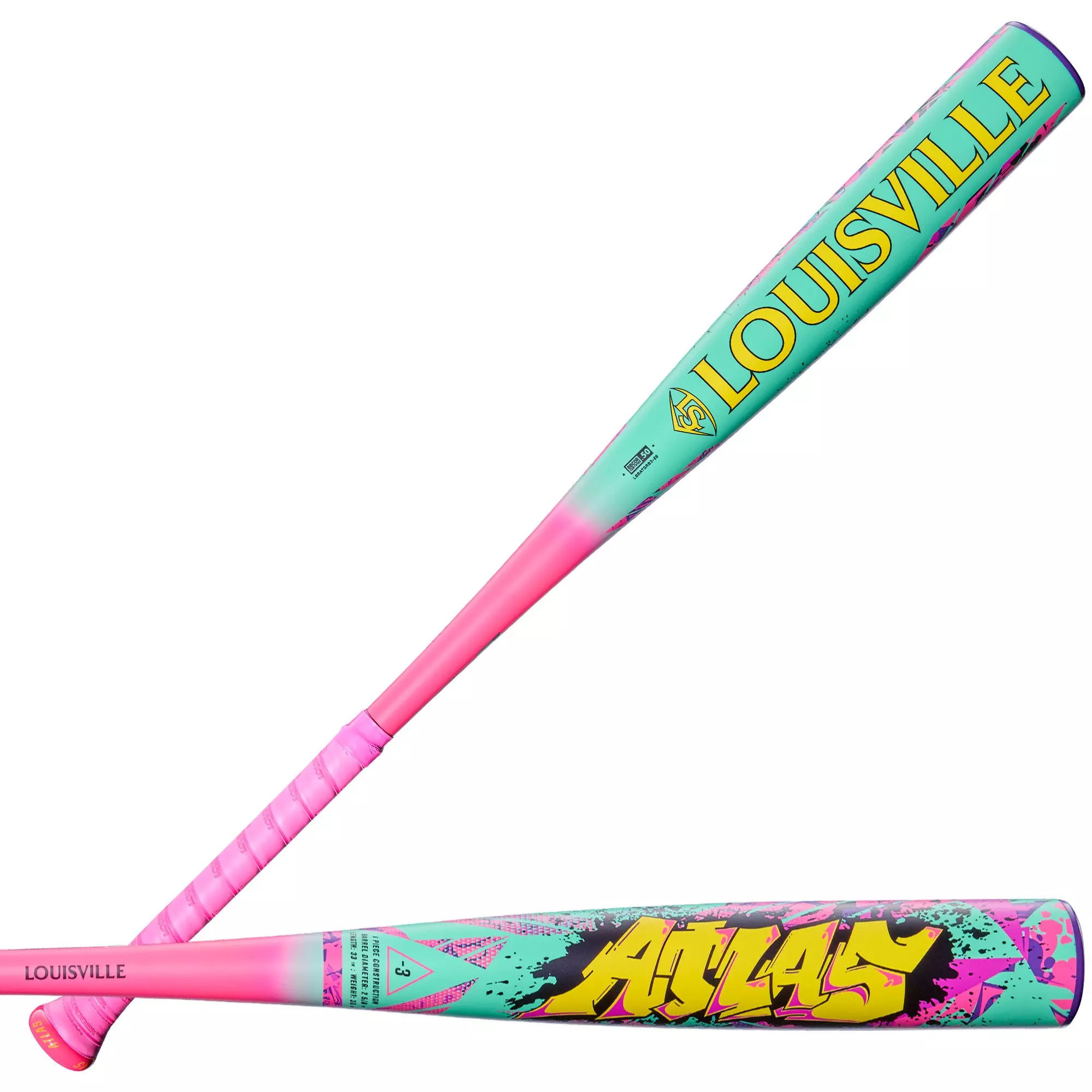Louisville Slugger Atlas Wildstyle BBCOR Baseball Bat (-3) 2026